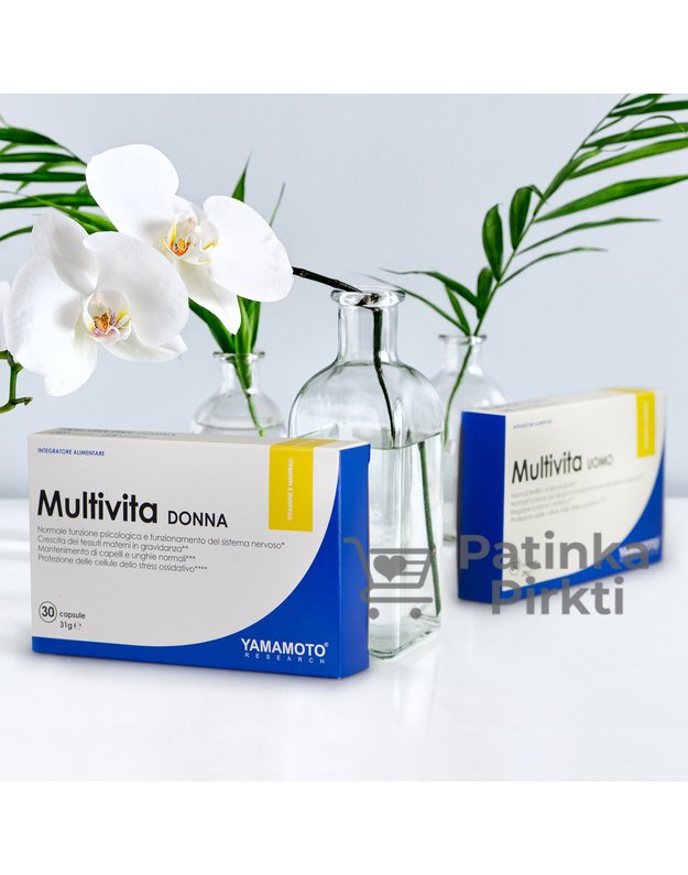 Yamamoto Multivita DONNA (vitaminai moterims) 30 kaps