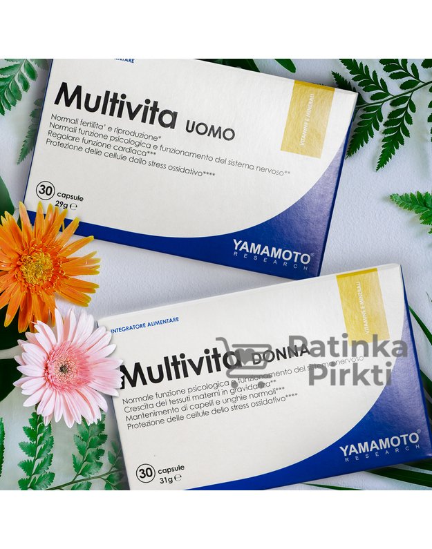 Yamamoto Multivita DONNA (vitaminai moterims) 30 kaps