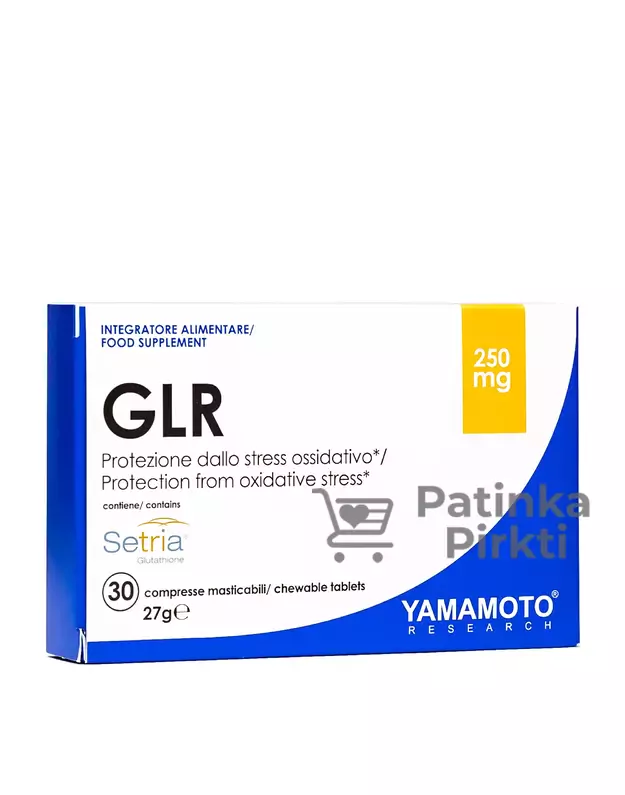 Yamamoto Research GLR Setria® Glutationas 30 čiulp. tabl.