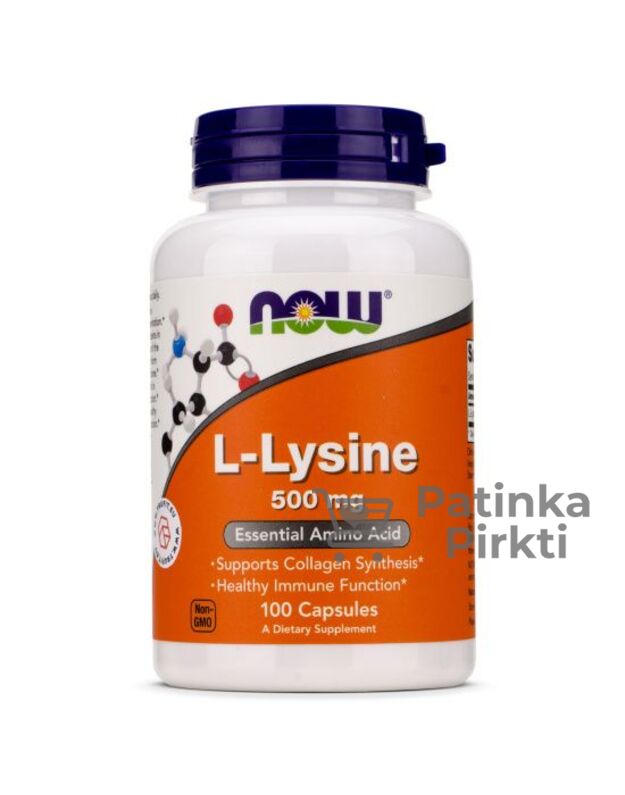 Now Foods L-Lysine 500 mg 100 tabl