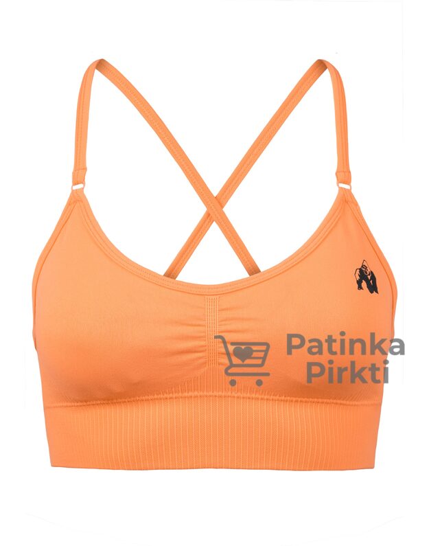 Gorilla Wear Olivia Seamless Sports Bra - Peach