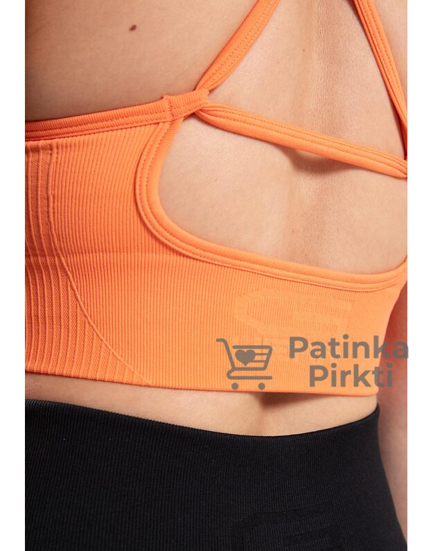 Gorilla Wear Olivia Seamless Sports Bra - Peach