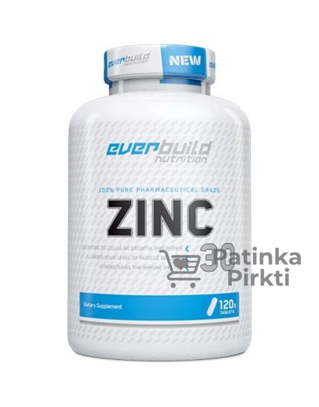 EverBuild Nutrition Zinc Bisglicinate Chelate 120 tabl/30mg