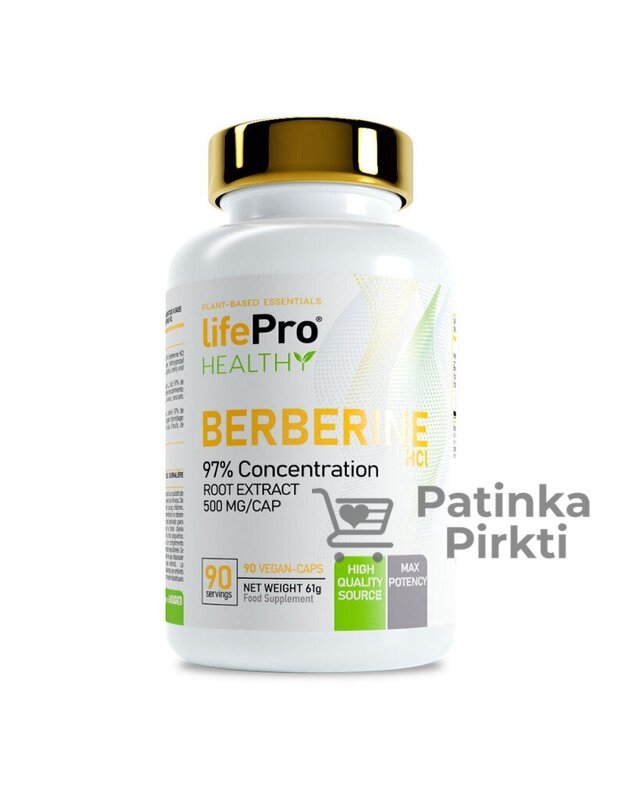 Life Pro Berberinas 500 mg 97% 90 kaps