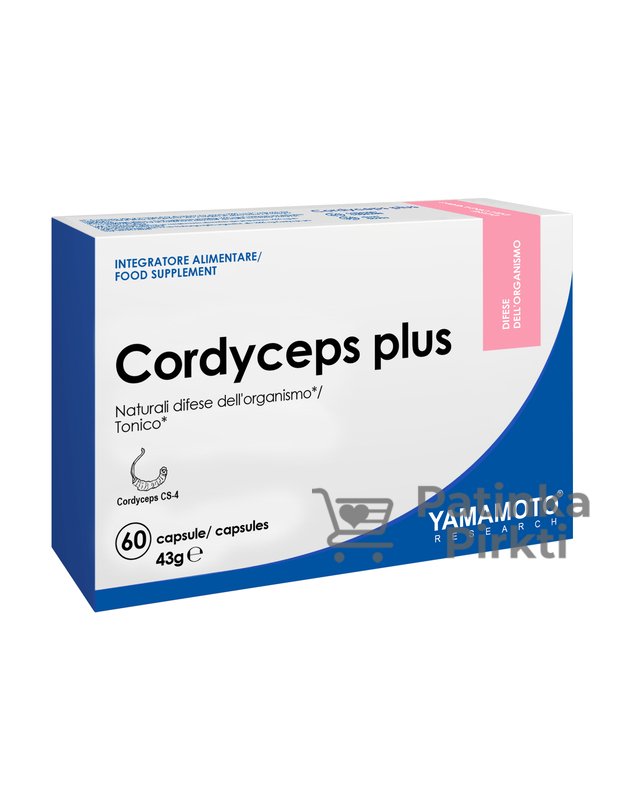 Yamamoto Nutrition Cordyceps PLUS CS-4® 60 kaps.