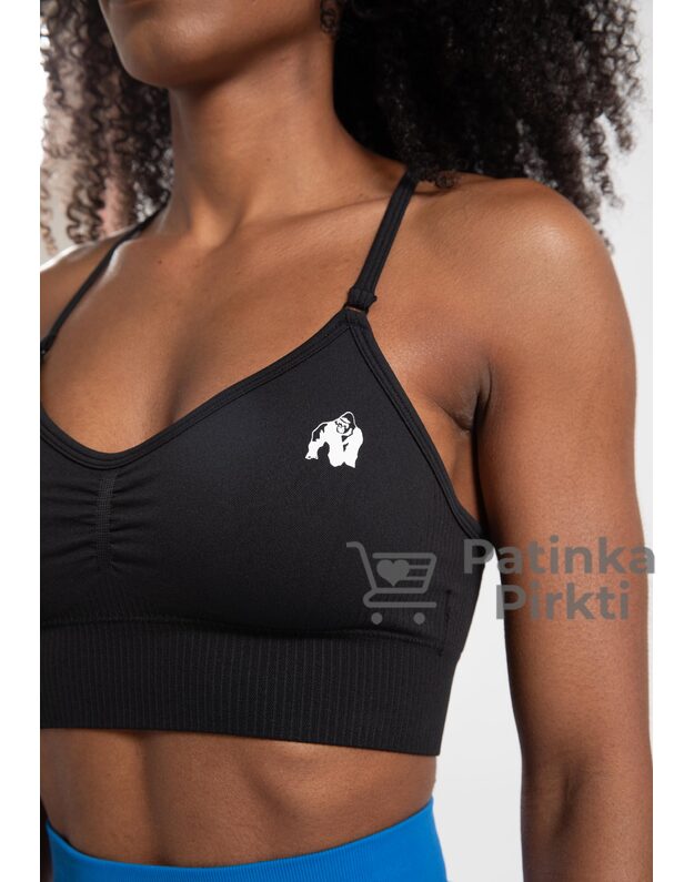 Gorilla Wear Olivia Seamless Sports Bra - Black