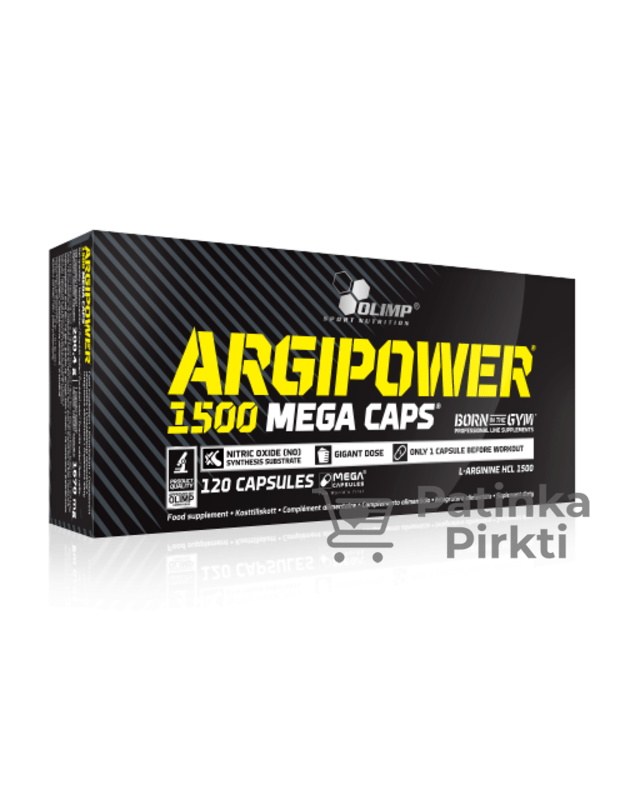 Olimp Argi Power 1500 Mega Caps 120 kaps