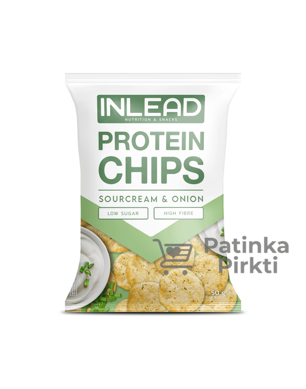 Inlead Protein Chips 50 g Sour Cream &amp  Onion