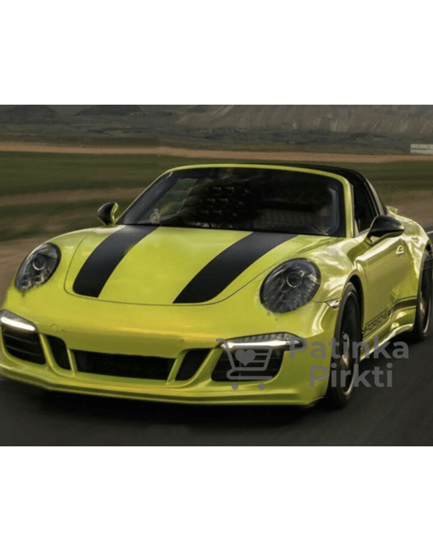 Lipdukas Porsche 911 Stripes Label Decal