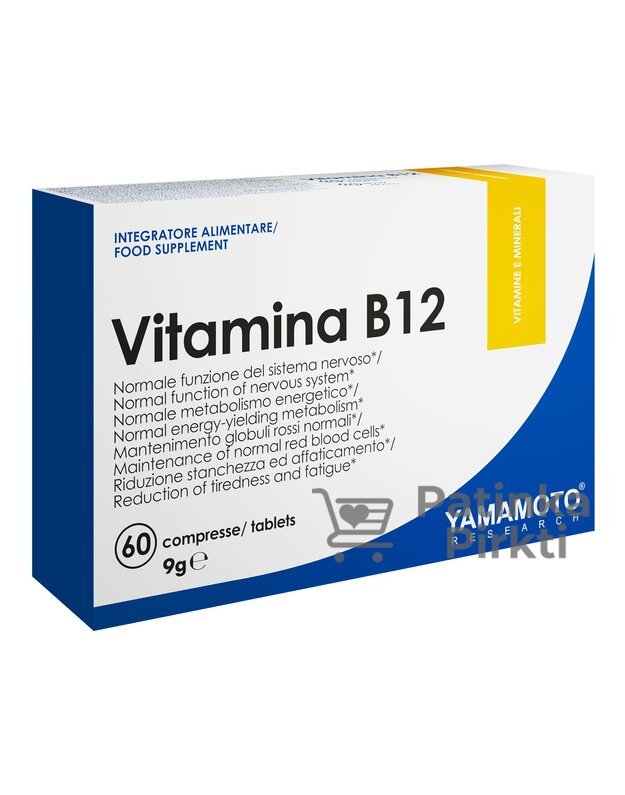 Yamamoto Nutrition Vitamin B12 60 tab