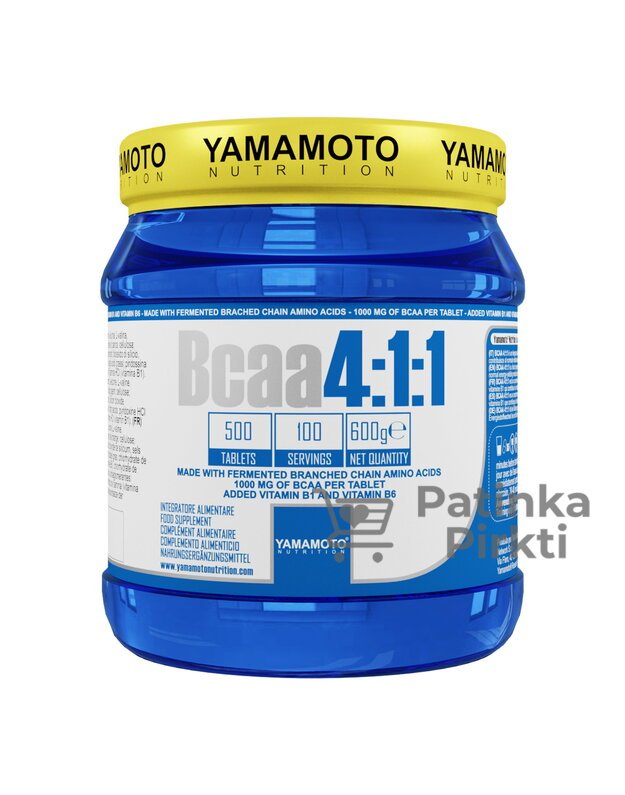 Yamamoto Nutrition Bcaa 4:1:1 500 tabl.