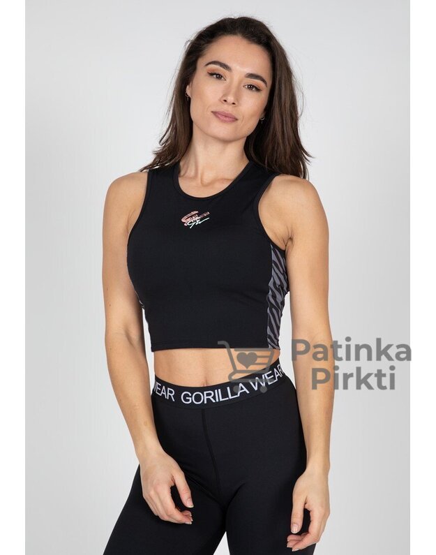 Gorilla Wear Zion Crop Top - Black