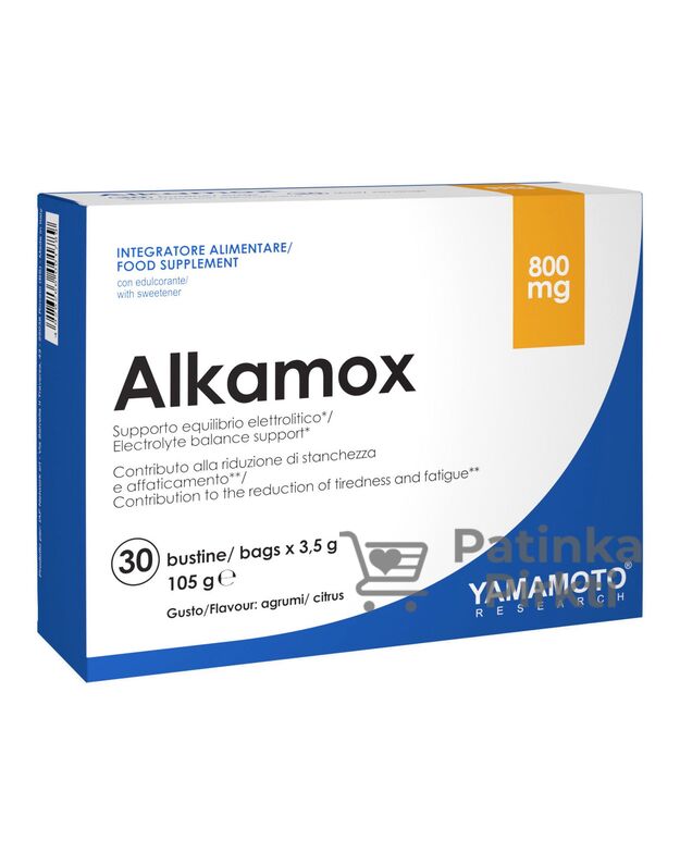 Yamamoto Nutrition Alkamox 30 pack x 3.5g Citrusų skonio