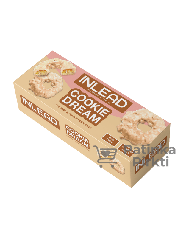 Inlead Cookie Dream Caramel &amp  Peanut 125 g-White Choc