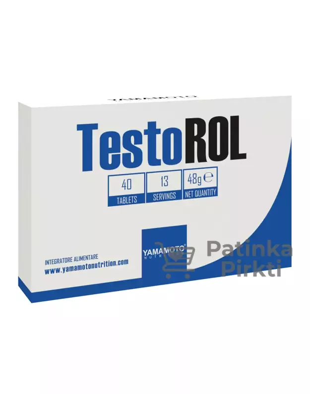 Yamamoto Nutrition TestoROL 40 tabl. (tostesterono skatintojas)