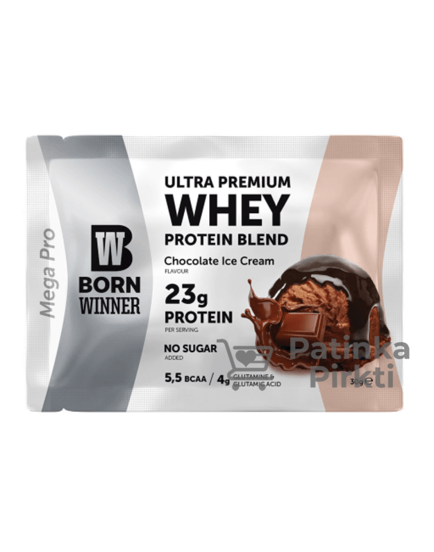 BW Ultra Premium Whey Protein 30 gr (šokoladinių ledų)