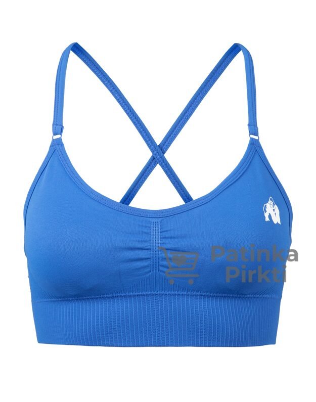 Gorilla Wear Olivia Seamless Sports Bra - Blue