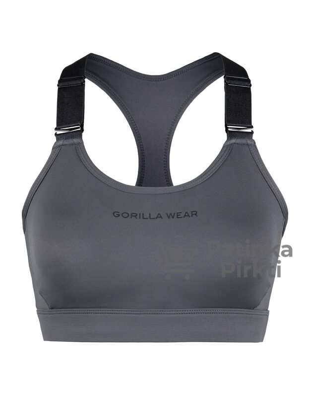 Gorilla Wear Monroe Sports Bra - Gray