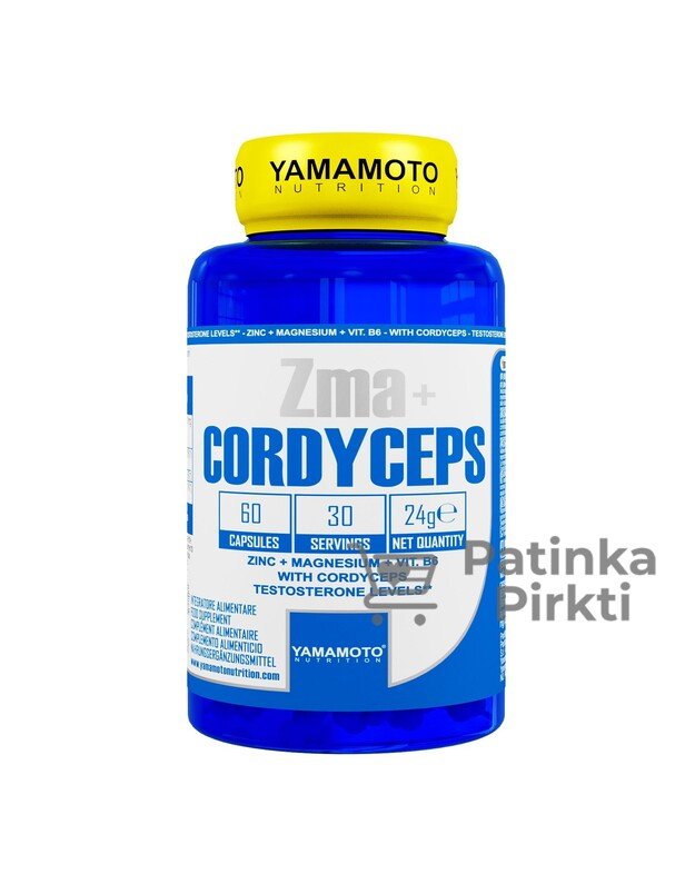 Yamamoto ZMA + Cordyceps 60 kaps