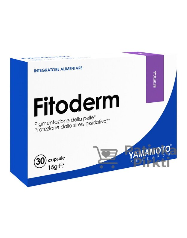 Yamamoto Research Fitoderm 30 kaps.