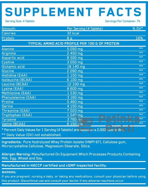 Everbuild Nutrition Amino Hydro 300 tab