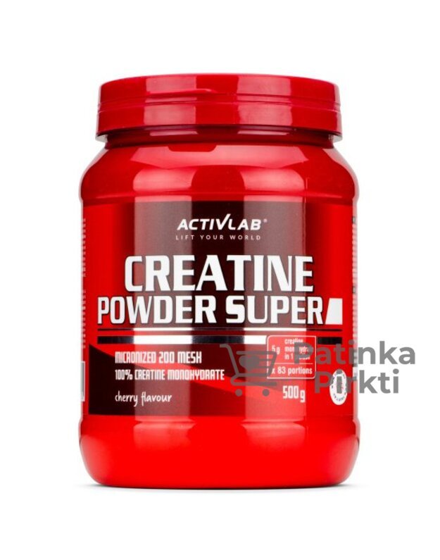 Activlab Creatine Powder Super 500g (be skonio)