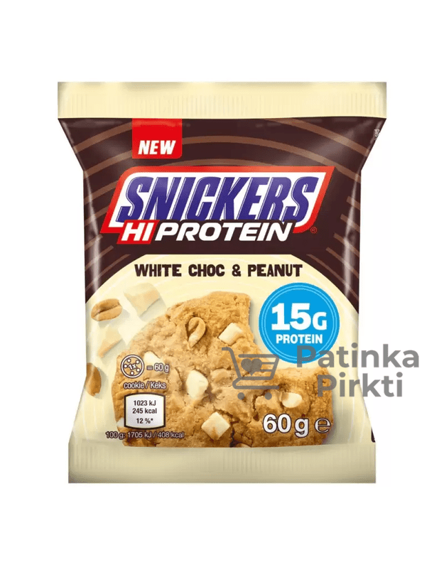 Snickers Hi Protein Whiten Choc Peanut 60 gr